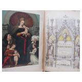 Estate Lot of Large Ornate Antique Leather-bound Books Bibles etc