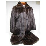 Quality Vintage Genuine Fur Mink Coat from Albrecht