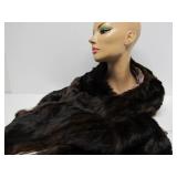 Vintage Genuine Fur Mink Cape / Shawl