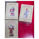 Group of Mint in Box Cat Christmas Ornaments