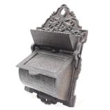 Ornate Antique Victorian Cast Iron Match Holder