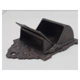 Ornate Antique Victorian Cast Iron Match Holder