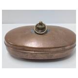 Antique Copper How Water Container / Bed Warmer