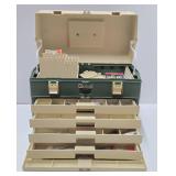 Nice Condition Large PLANO Tackle Box w/Supplies
