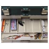 Nice Condition Large PLANO Tackle Box w/Supplies