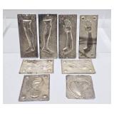 Group of Antique Victorian era Greek Orthodox "Tamata" Prayer or Offering Votives