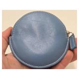 Small Genuine Leather COACH Makeup or Change Purse