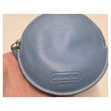 Small Genuine Leather COACH Makeup or Change Purse