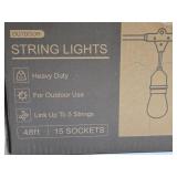 2 Large Brand New Addlon Sets of String Lights w/Bulbs