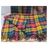 Estate Lot of Nice Clean Vintage FARIBO Wool Blankets & Pak-a-Robe Sets