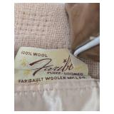 Estate Lot of Nice Clean Vintage FARIBO Wool Blankets & Pak-a-Robe Sets