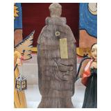 Excellent Lot of Hand Carved Folk Art Saints & Religious Figures etc