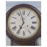 Pair of Antique Regulator Wall Clocks