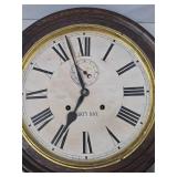 Pair of Antique Regulator Wall Clocks