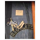Pair of Antique Regulator Wall Clocks