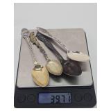 Collection of Vintage & Antique Sterling Silver Spoons & other Items #13