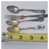 Collection of Vintage & Antique Sterling Silver Spoons & other Items #14