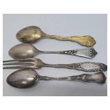 Collection of Vintage & Antique Sterling Silver Spoons & other Items #14