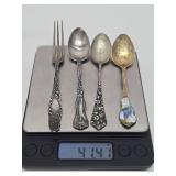 Collection of Vintage & Antique Sterling Silver Spoons & other Items #14