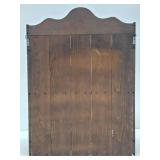 Vintage Wooden Wall Shelf Cabinet w/Drawers