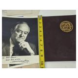 Assorted Political Memorabilia - Hubert Humphrey Signed Photo