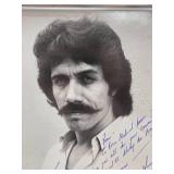 Framed Vintage Autographed Photo of Edward James Olmos w/Inscription