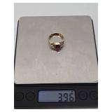 Vintage 10K Gold Ring w/Ruby - 3.96 grams