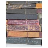 Large Lot of Antique Straight Razor BOXES ONLY