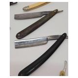 Large Lot of Antique Straight Razors