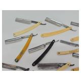Large Lot of Antique Straight Razors