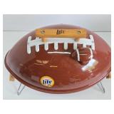 Unused Metal Football Tailgate Grill