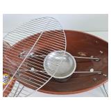 Unused Metal Football Tailgate Grill