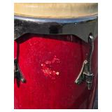 Quality Vintage Conga Drums w/Rolling Stand