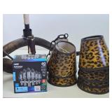 Very Cool Genuine Kudu Horn Chandelier w/Safari Themed Trim