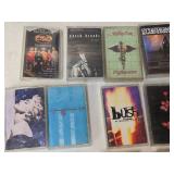 Large Estate Lot of Rock Pop & Country Music Cassette Tapes