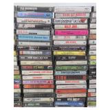 Large Estate Lot of Rock Pop & Country Music Cassette Tapes