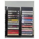 Large Estate Lot of Rock Pop & Country Music Cassette Tapes