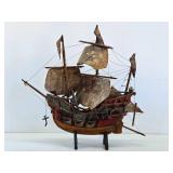 Very Good Early Spanish Galleon Ship Replica