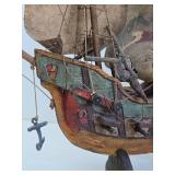 Very Good Early Spanish Galleon Ship Replica