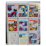Album FULL of Marvel Super Heroes & Super Villains Trading Cards