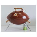 Unused Metal Football Tailgate Grill