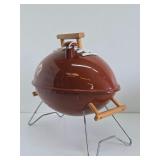 Unused Metal Football Tailgate Grill
