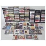 Large Estate Lot of Rock Pop & Country Music Cassette Tapes