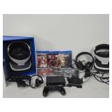 Group of Sony VR Items & Playstation PS4 Games