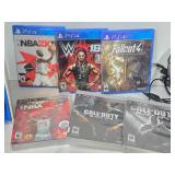 Group of Sony VR Items & Playstation PS4 Games