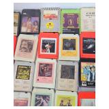 LARGE Lot of Vintage 8-TRACK Tapes