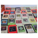 LARGE Lot of Vintage 8-TRACK Tapes