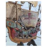 Very Good Early Spanish Galleon Ship Replica