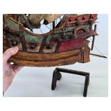 Very Good Early Spanish Galleon Ship Replica