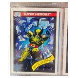 Album FULL of Marvel Super Heroes & Super Villains Trading Cards